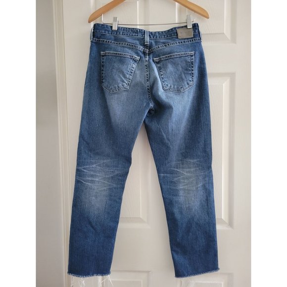 AG Adriano Goldschmied Women The Ex-boyfriend Japanese fabric slim jean size 30 - Picture 4 of 12